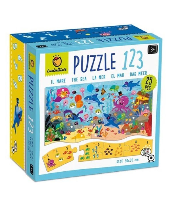 6563  Puzzle 123 - El Mar 25 Pcs