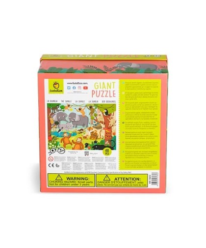 6579 Puzzle Gigante- La Jungla 48 Pcs