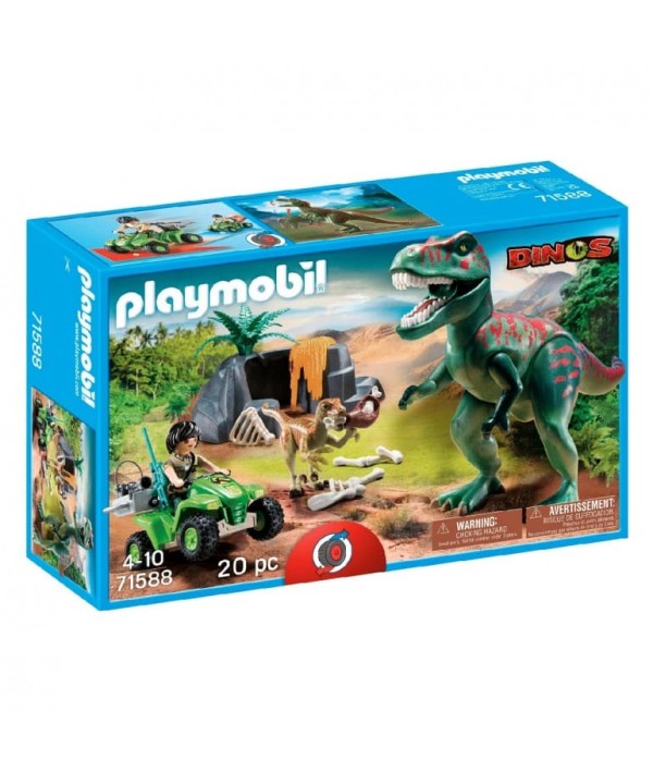 7016 Tiranosaurus Rex Con Explorador Dinos