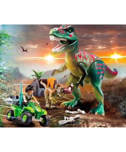 7019 Tiranosaurus Rex Con Explorador Dinos