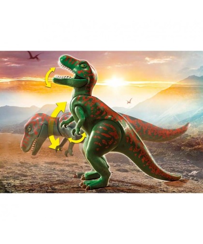 7020 Tiranosaurus Rex Con Explorador Dinos