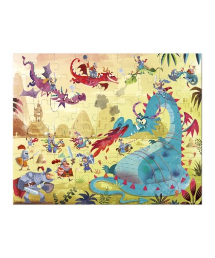 7136 Puzzle Dragones 54 Pcs