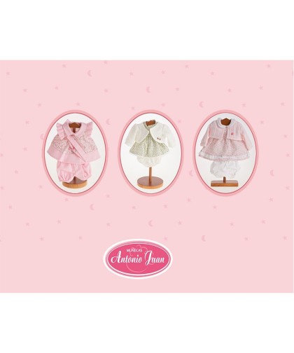 7196 Trajes muñecas 26 cm(vestidos y pijamas)
