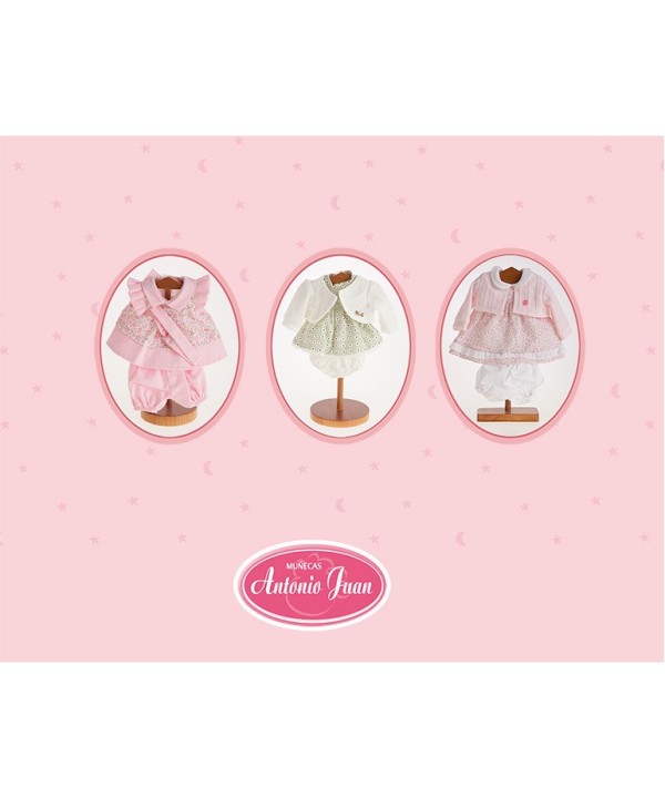 7196 Trajes muñecas 26 cm(vestidos y pijamas)