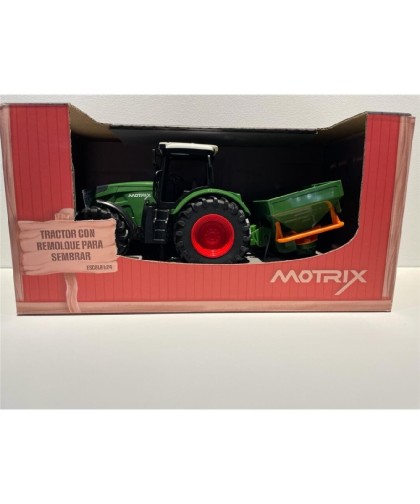 7279 Motrix Tractor con Remolque para Sembrar