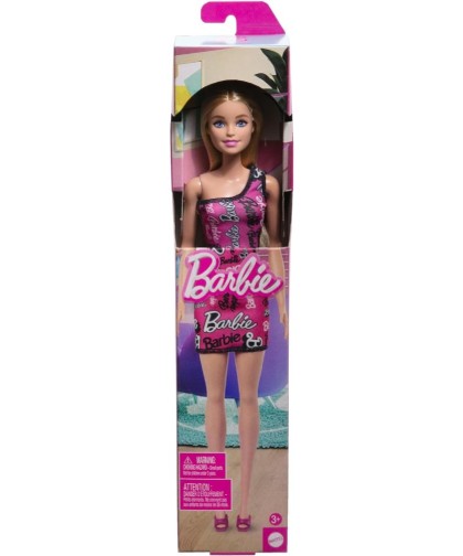 740 Barbie Chic Vestido Rosa