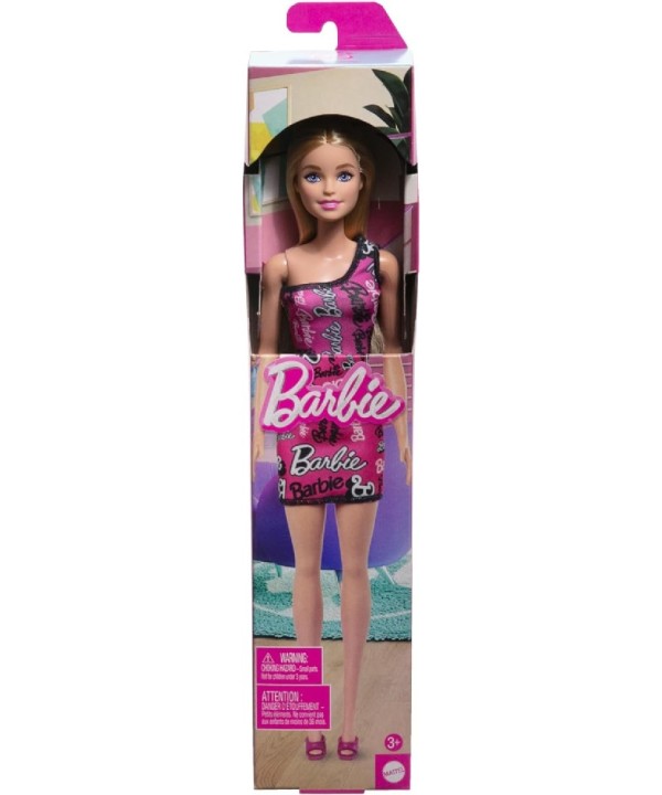 740 Barbie Chic Vestido Rosa