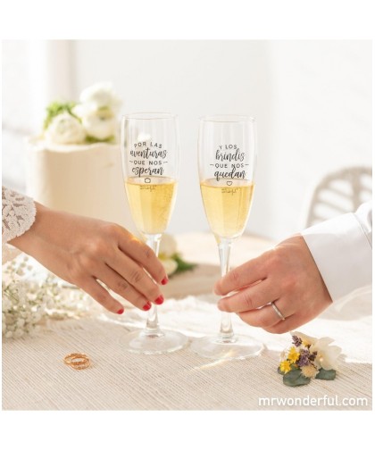 7300 Dos copas para parejas que se quieren con locura