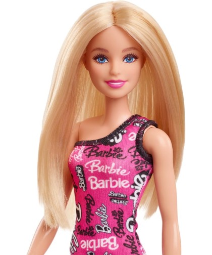 744 Barbie Chic Vestido Rosa