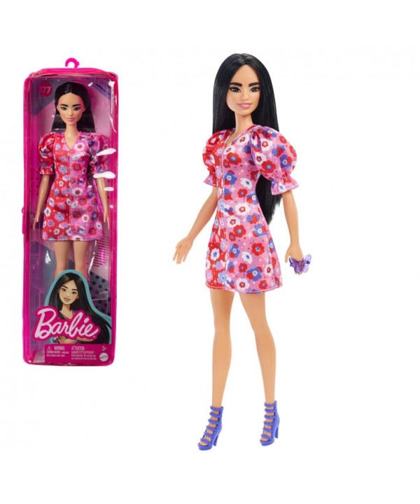 752 Barbie Fashionista Vestido De Flores