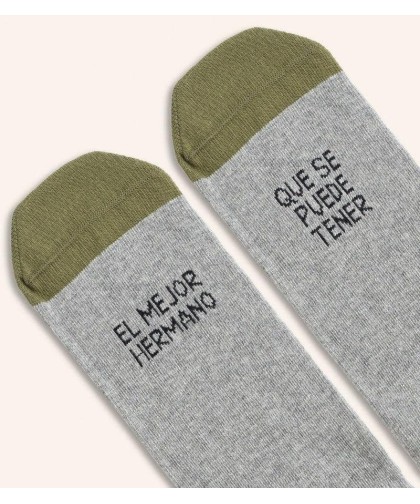 7527 Calcetines "El mejor hermano que se puede tener" Talla 42-46