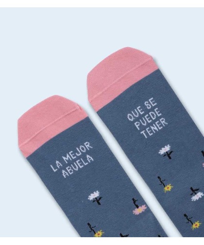 7535 Calcetines "La mejor abuela que se puede tener" Talla 36-41