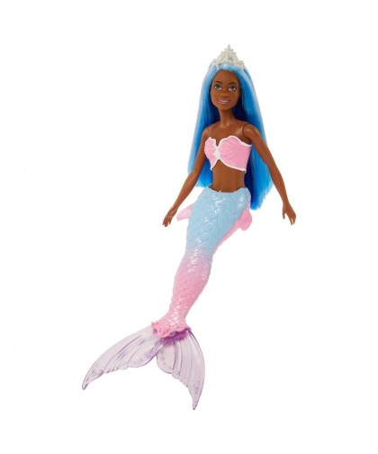 772 Barbie Sirena Dreamtopia Pelo Azul