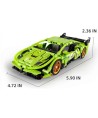 7665 iMMaster Coche de carreras verde - 457pcs