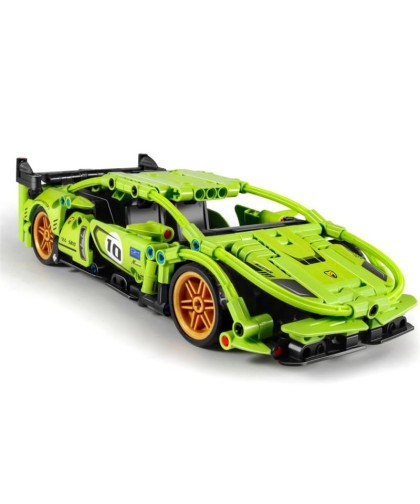 7666 iMMaster Coche de carreras verde - 457pcs