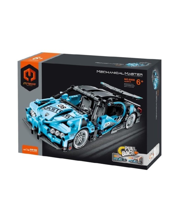 7669 iMMaster Coche de carreras azul - 422pcs