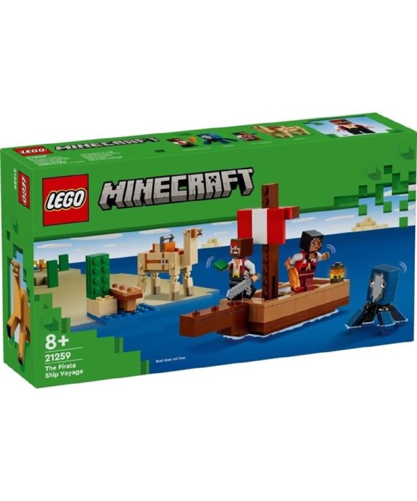 7678 Lego Minecraft El Viaje en el Barco Pira