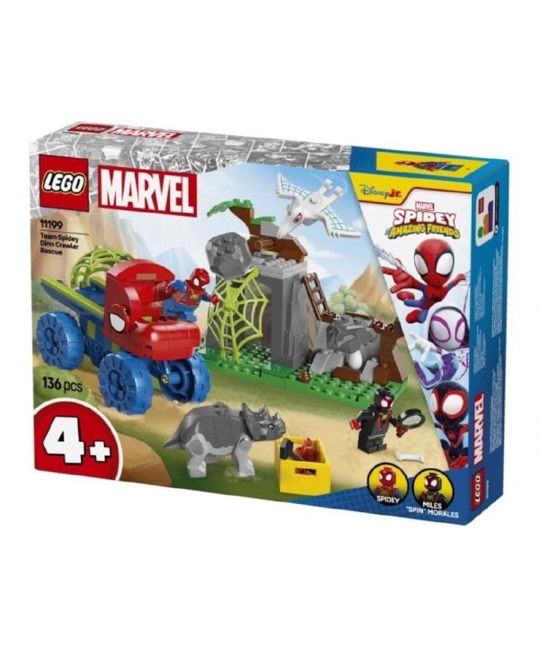 7700 Lego Marvel Spidey Todoterreno Dinosaurio