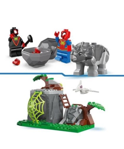 7704 Lego Marvel Spidey Todoterreno Dinosaurio