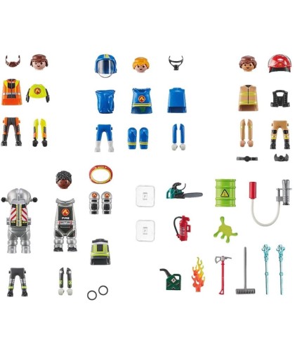 7719 Playmobil 71468, My figures: bomberos