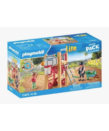 7729 Playmobil 71475, Carpintera con torre de juegos