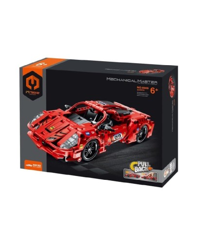 7743 iMMaster Coche de carreras rojo - 437pcs