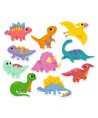 8039 Educativos Puzzle dúo Dinos