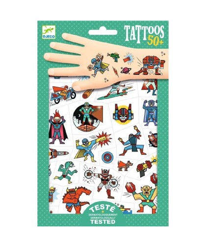 8053 Tatuajes héroes contra villanos