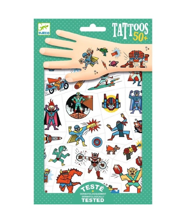 8053 Tatuajes héroes contra villanos