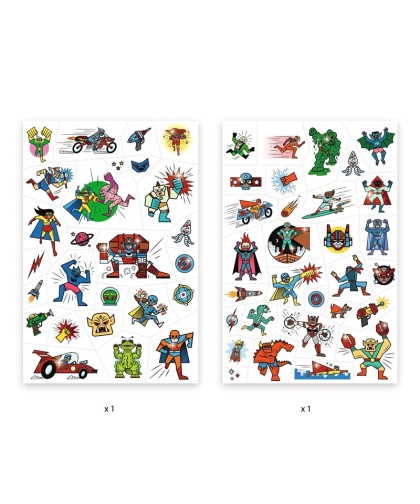 8054 Tatuajes héroes contra villanos