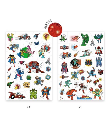 8056 Tatuajes héroes contra villanos