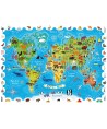 8118 Detective Puzzle - Mapamundi de los Animales