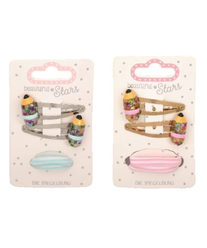 8242 Clips y Gomas para el Pelo Lápices