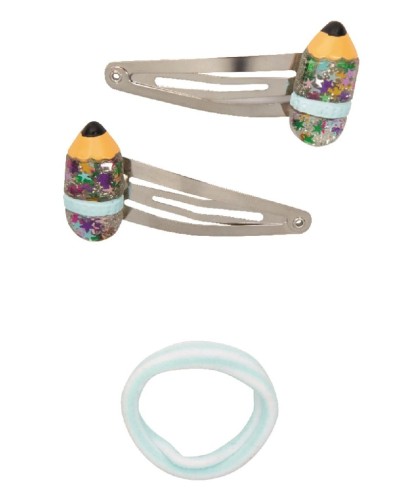 8243 Clips y Gomas para el Pelo Lápices