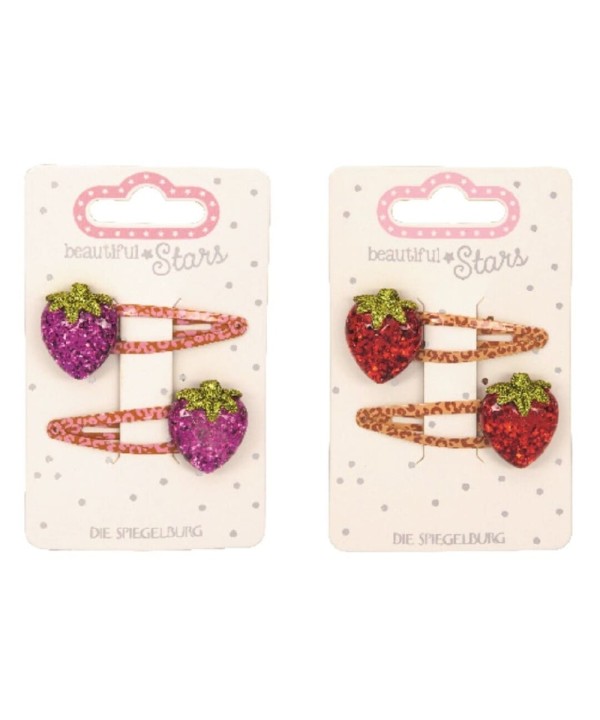 8245 Clips para el Pelo Fresas