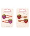 8245 Clips para el Pelo Fresas
