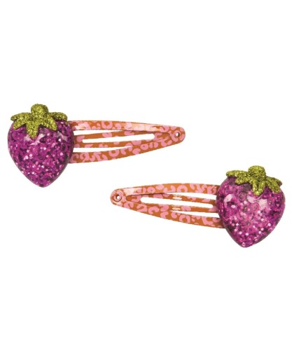 8246 Clips para el Pelo Fresas