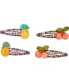 8265 Clips de pelo con Piñas y Cerezas