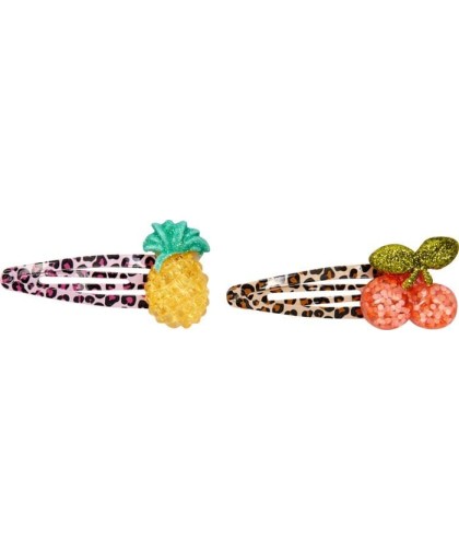 8266 Clips de pelo con Piñas y Cerezas