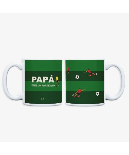 8521 Taza "Papá, tú si que eres un partidazo"