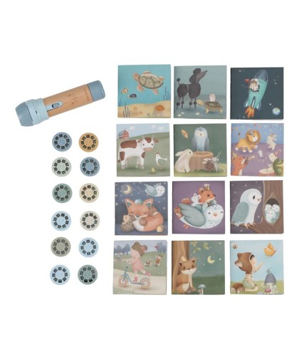 8730 Proyector Linterna Azul