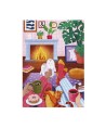 8978 Puzzle Noche junto al Fuego 500 Pcs