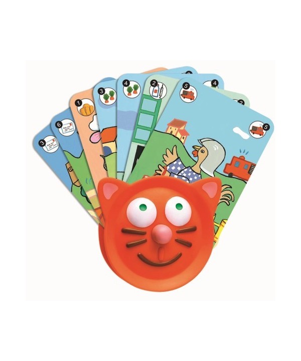 9027 Sujetador Cartas Gato