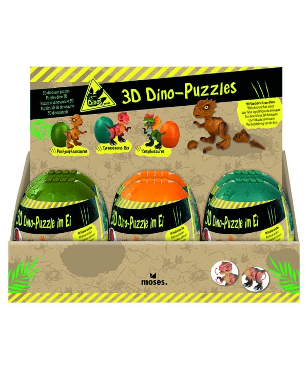 9292 Puzzle 3D en Huevo de Dino
