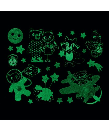 9312 Pegatinas fluorescentes para ventana