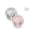 9502 2 Chupetes BIBS De Lux Haze Blossom Sili