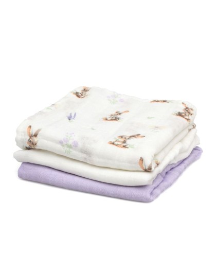 9528 Muselina 70X70cm Bambú Lavanda