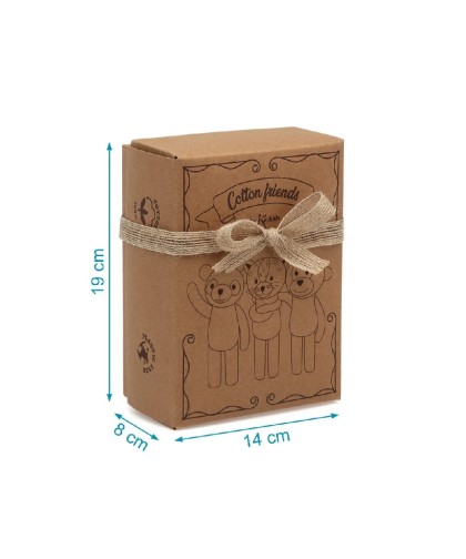 9590 Sonajero Mordedor Tigre Amarillo Algodon