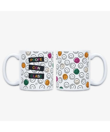 9743 Kit Taza + calcetines "Profe con clase"