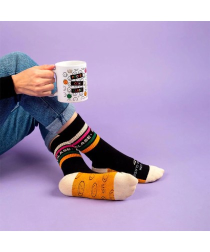 9745 Kit Taza + calcetines "Profe con clase"